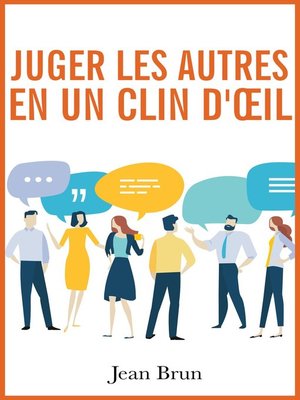 cover image of Juger les autres en un clin d'œil